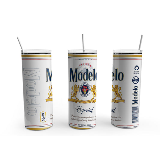 Termo Cerveza Modelo Especial - Acero Inoxidable, 20 Onzas de Capacidad